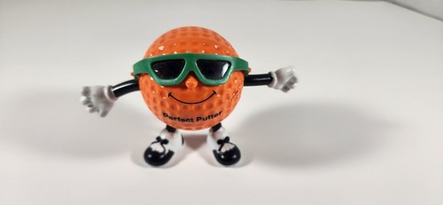 VINTAGE PAPEL GIFTWARE GOLF ORANGE GOLF BALL IN SUNGLASSES ACTION FIGURE - Picture 8 of 13