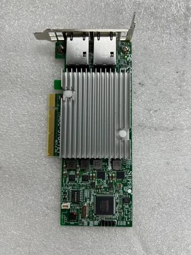Super Micro AOC-STG-I2T Intel X540-T2 Dual Port 10 Gigabit PCIE Network Card