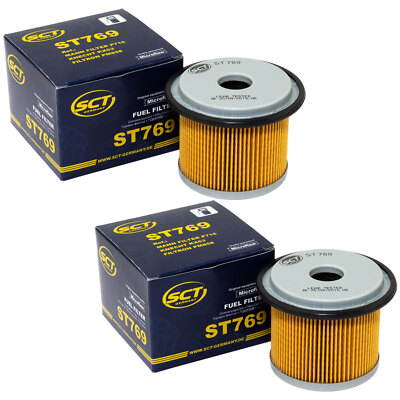 Kraftstofffilter 2 X SCT ST769 für Peugeot 205 Citroen BX Berlingo