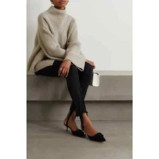 LOULOU STUDIO Deva ribbed cashmere turtleneck sweater Mushroom L