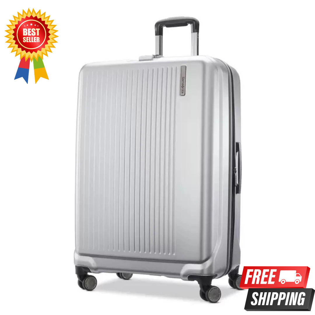 VENTA LIQUIDACIÓN - Estuche rígido grande Samsonite Amplitude en plata TOTALMENTE NUEVO ✅