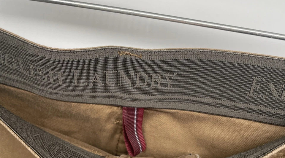 English Laundry Pants Men's 40x30 Chino Casual Stretch 5-Pocket Flat Front - Image 4 of 4