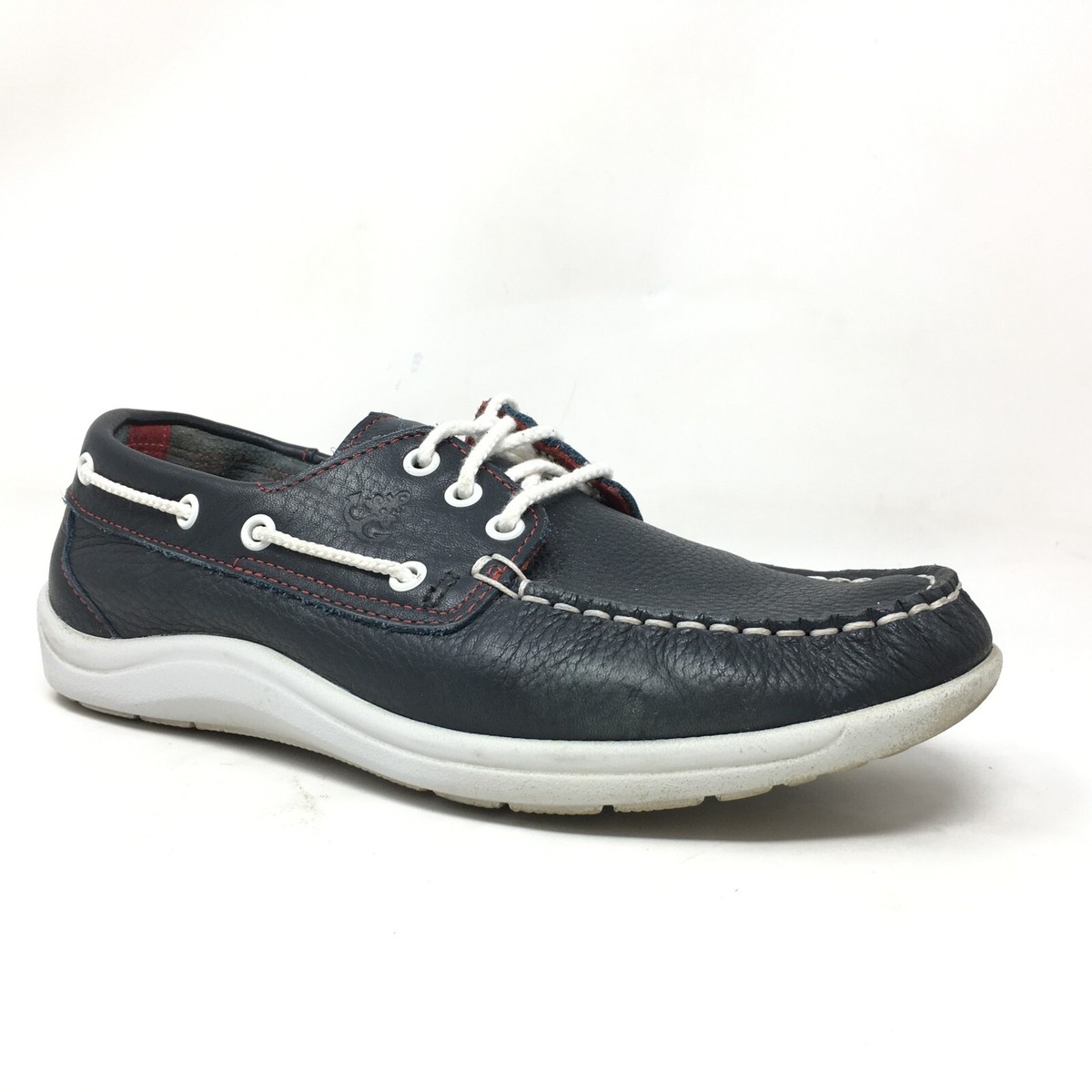 SAS Catalina Boat Shoes Sneakers Womens Size Black Leather Casual Lace  Up