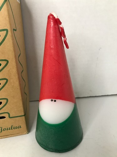 Christmas Snowman/Gnome candle Made In Finland by Sippo-Designs - Picture 6 of 9