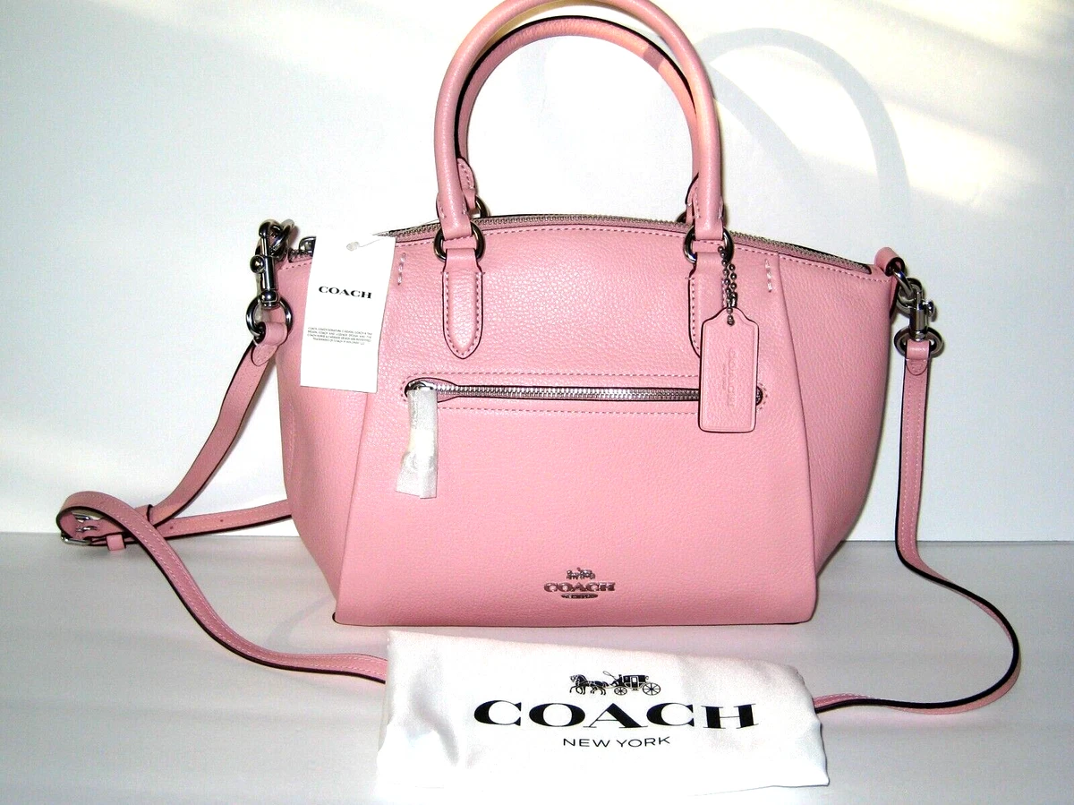 Coach elise hotsell satchel pink
