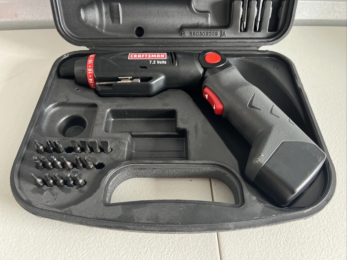 Craftsman 7.2V Cordless Rechargable Screw Driver 2 Speed