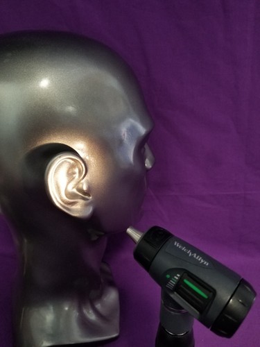 Otoscopio de fibra óptica Welch Allyn 23810 MacroView 3,5 V - Funciona con defectos-L123 - Imagen 5 de 6