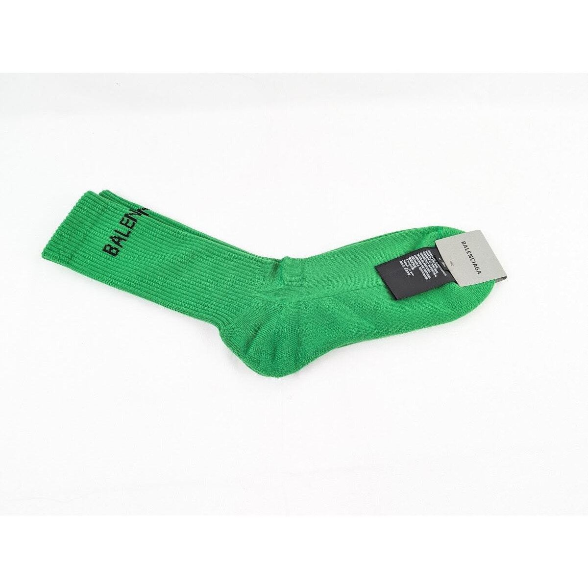 Balenciaga Cotton Socks Tennis Seas in Green/Black Brand New with Tags  X-Large