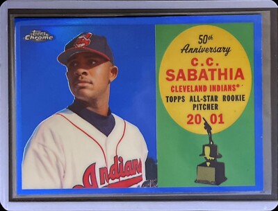 CC Sabathia - 2008 Topps Chrome Baseball - Numbered /200 #ARC22