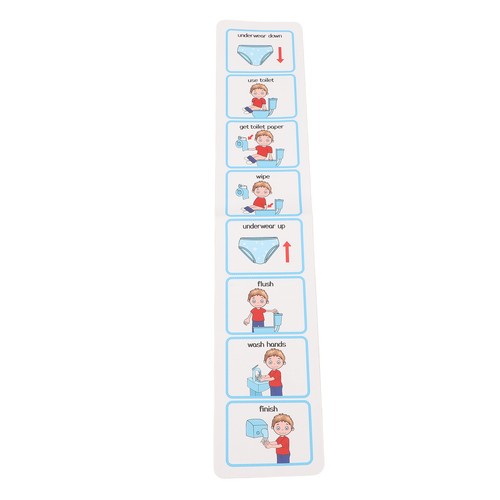Potty Training Visual Schedule Independent Living Skills Step By Step Visual DP3 - Picture 18 of 24