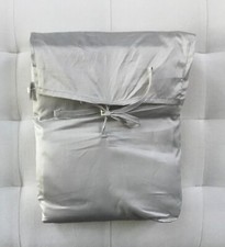 Restoration Hardware ITALIAN VINTAGE WASHED 464 PERCALE Duvet King Mist NWT