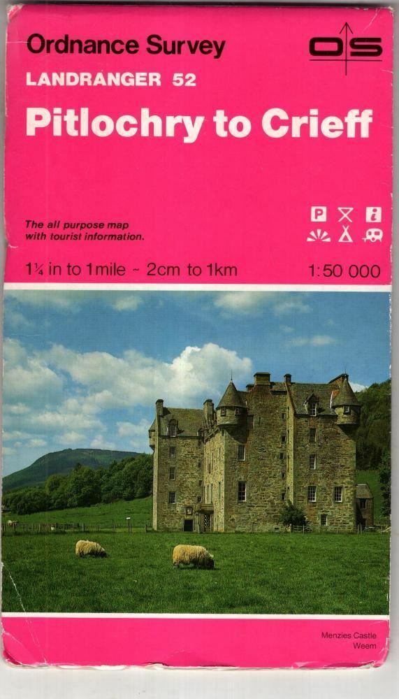 Pitlochry to Crieff (Landranger 52) : Ordnance Survey