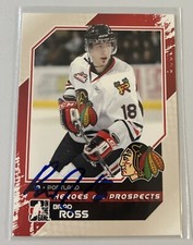 2010-11 ITG Heroes and Prospects Brad Ross #75 Auto Autograph Signed Card