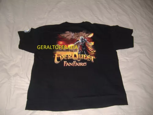 EVERQUEST PROMO SHIRT, PLANES OF POWER, VINTAGE 2002 SOE