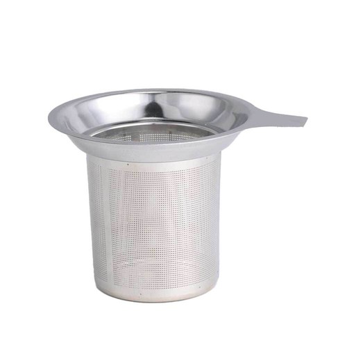 Rete infusore tè 304 acciaio inox metallo tazza colino filtro foglie sfuse US - Foto 11 di 14