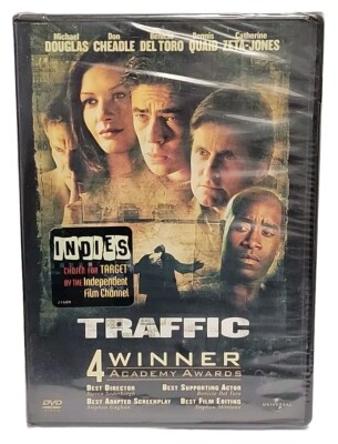 Traffic DVD Movie Michael Douglas Benicio Del Toro Drama War on