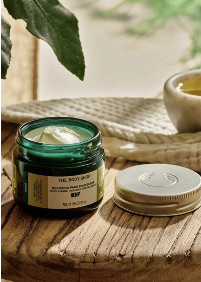 BN The Body Shop Hemp Face Cream Heavy Duty Face Protector 50ML
