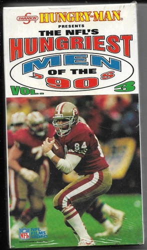 NFLs Hungriest Man 90s Volume 3 NEW Sealed VHS Tape Swanson Hungry Man - Imagen 3 de 8