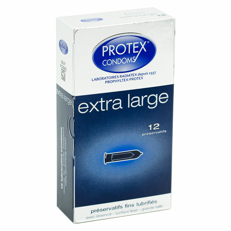 Protex Extra Large Kondome XXL Breit Für Naturkautschuk Latex Box 12