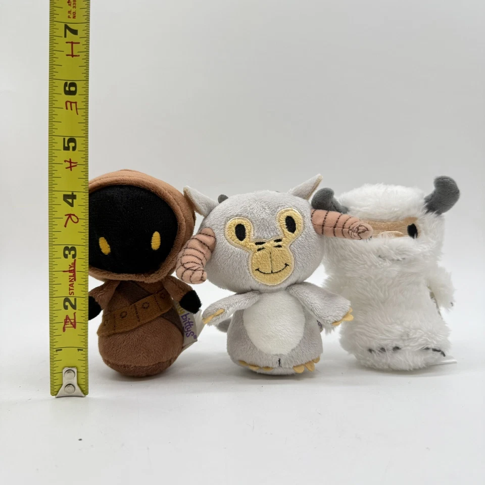 Hallmark Itty Bittys Star Wars Lot Jawa Tauntaun & Wampa Plush Limited Edition - Image 2 of 3