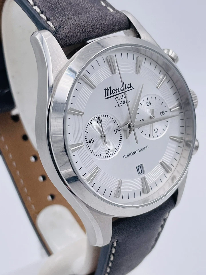 Orologio Mondia Italy Crono 1946 40mm Acciaio Mi801ACG/260 Scontatissimo Nuovo - Immagine 3 di 4