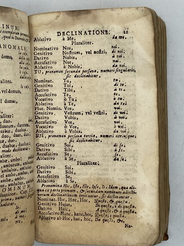 EMMANUELIS ALVARI DE INSTITUTIONE GRAMMATICA libri tres Bergamo Rubeos 1742 - Picture 4 of 4