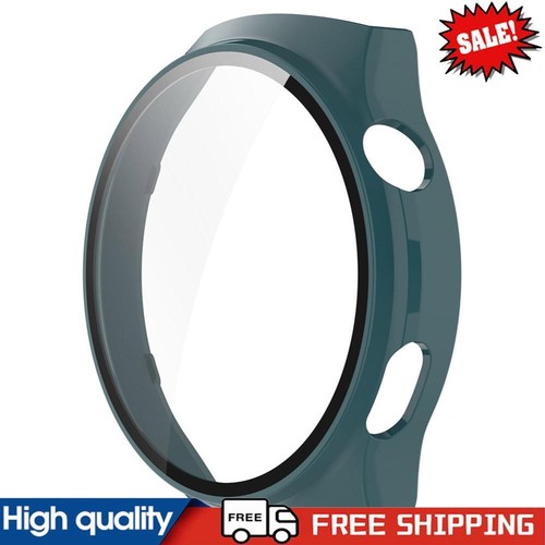 PC Watch Case Protective Case with Tempered Glass for Huawei Watch 4 Pro (Green)