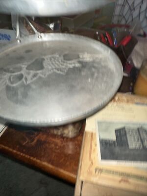 Vintage Everlast Forged Aluminum  2 Tier Tray Fruit Apple Grape Pear