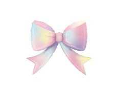 Pink Ombre Bow 41'' Balloon Birthday Party Decorations