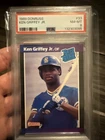 1989 Donruss Ken Griffey Jr Rated Rookie #33 PSA 8