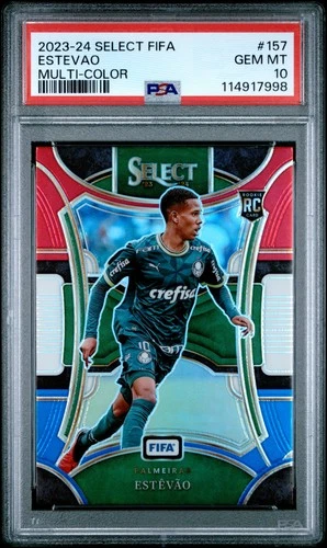 2023-24 PANINI SELECT FIFA MULTI-COLOR #157 ESTEVAO PSA 10