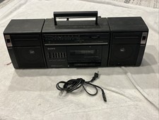 Sony CFS  1020 vintage AM/FM boombox Tested With AC Cord
