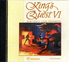 King's Quest VI: Heir Today, Gone Tomorrow ~ Sierra Online ~ Game ~ CD ~ Good, ,