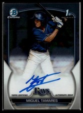 2023 Bowman Chrome #CPA-MT Miguel Tamares Prospect Autographs