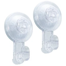 POWERFUL REMOVABLE AND REUSABLE VACUUM SUCTION CUP HOOKS-2 PACK