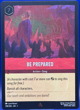Be Prepared [Foil] #128 Prices | Lorcana First Chapter | Lorcana Cards
