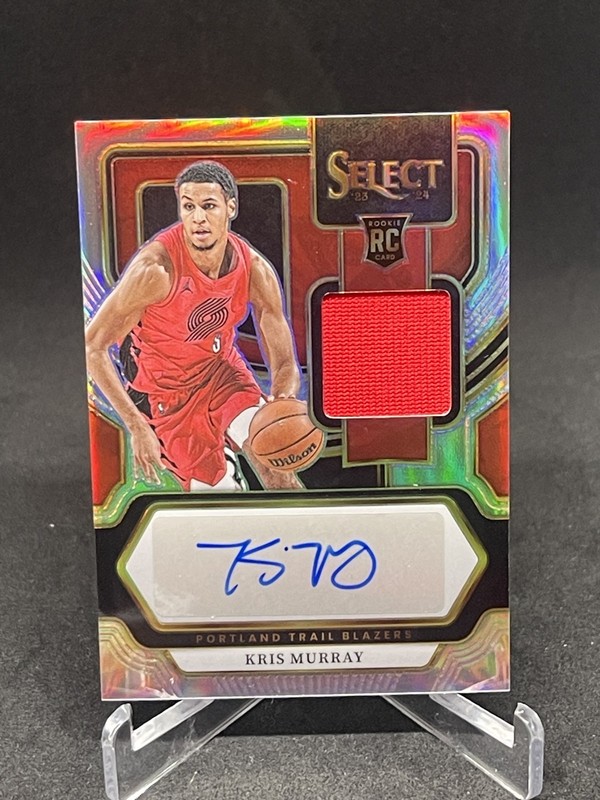 2023-24 Panini Select - Rookie Jersey Autographs Kris Murray #RJ-MUR /199