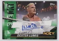 2021 Topps WWE NXT We Are NXT Auto Green /99 Dexter Lumis #A-DL Auto 1l8x