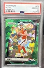2024 Panini Prizm Bo Nix RC #309 Rookie Green Ice Prizm PSA 10 Broncos BW3