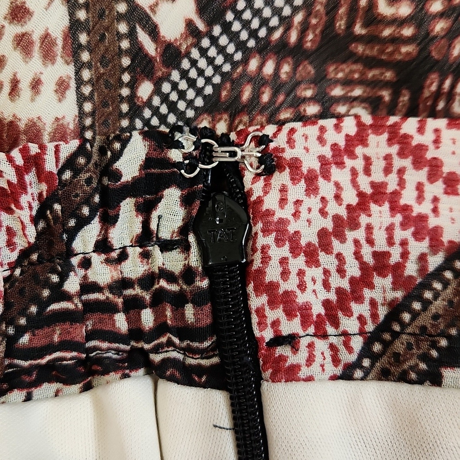 Catherines Multi-Colored Patchwork Skirt Size 4X … - image 6