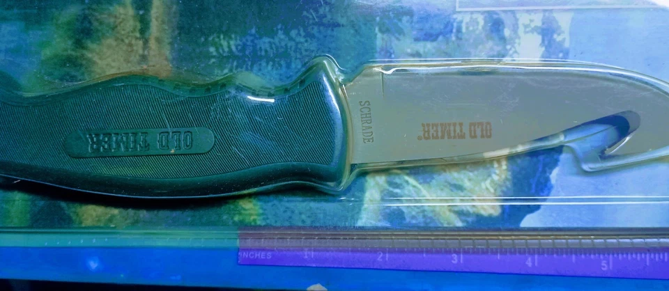 Raro Combo de Hacha Schrade Antiguo Temporizador de Colección con Funda Nuevo en Paquete Original Foto 3 de 4