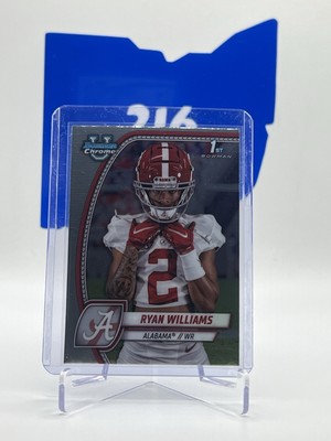2024 Bowman Chrome University Ryan Williams 1st Bowman #53 Alabama