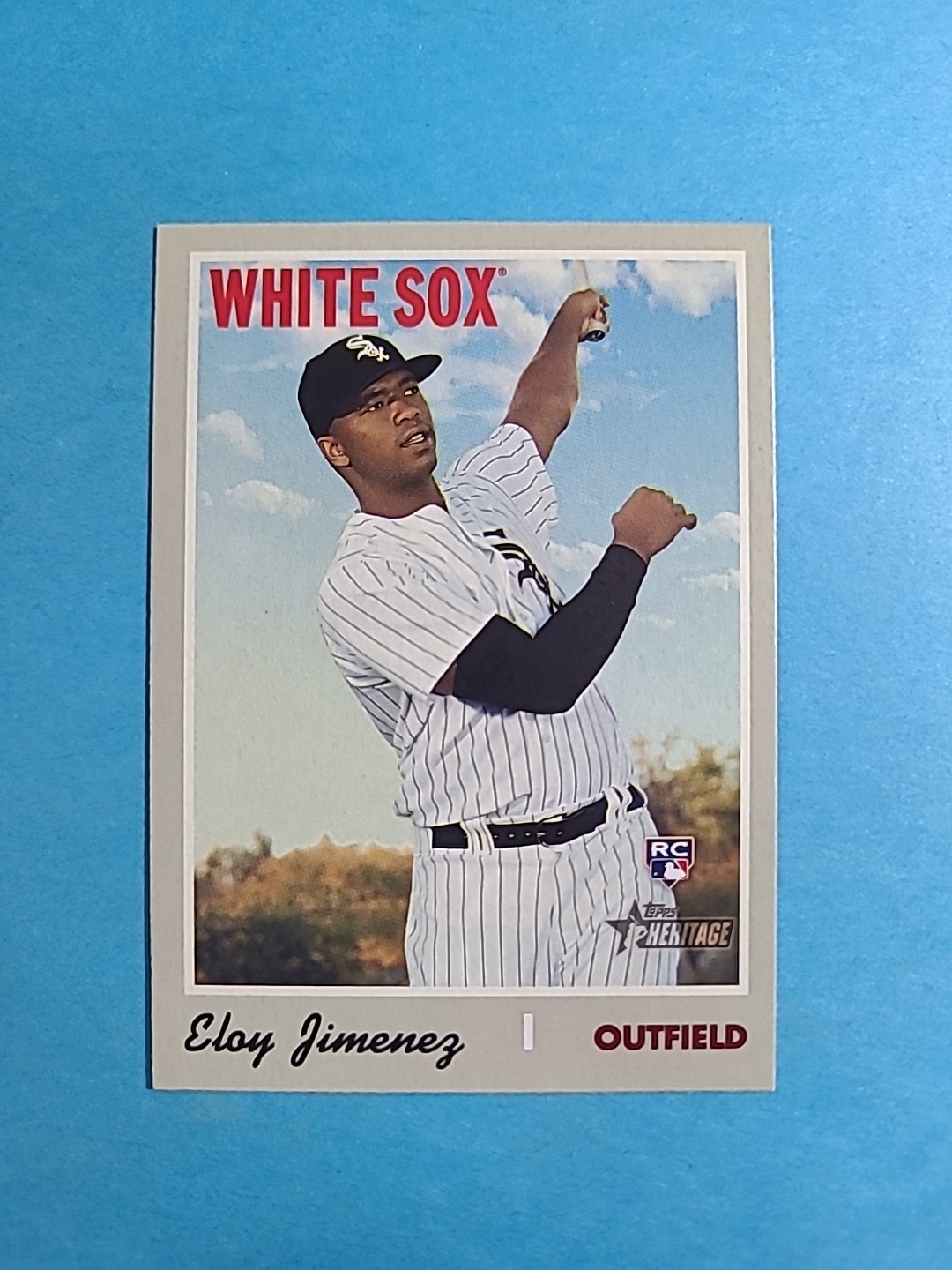 Eloy Jimenez 2019 Topps Heritage Baseball Card # 516 J5016