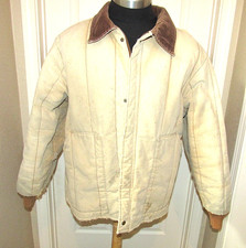 Vintage Walls Blizzard-Pruf XL Work Jacket Red Liner Corduroy Collar USA 80s