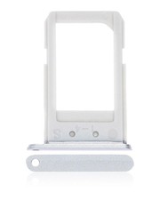 Sim Card Tray Compatible with Samsung Galaxy S6 Edge Plus White Pearl / Silver 