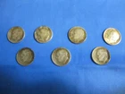 New ListingUS Silver Dimes Lot Of 7 Loose Circ. 1964 Or Before.