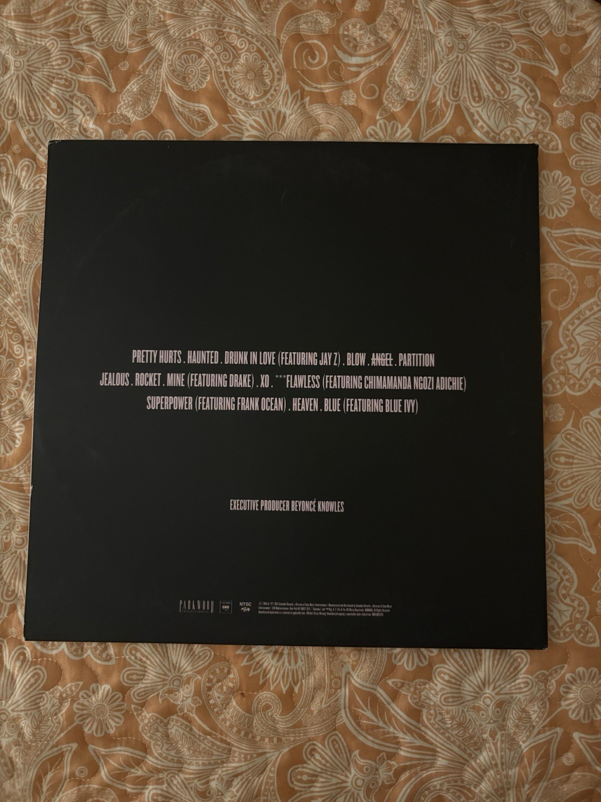 Beyoncé Self Titled LP Original 2014 Pressing Black Vinyl