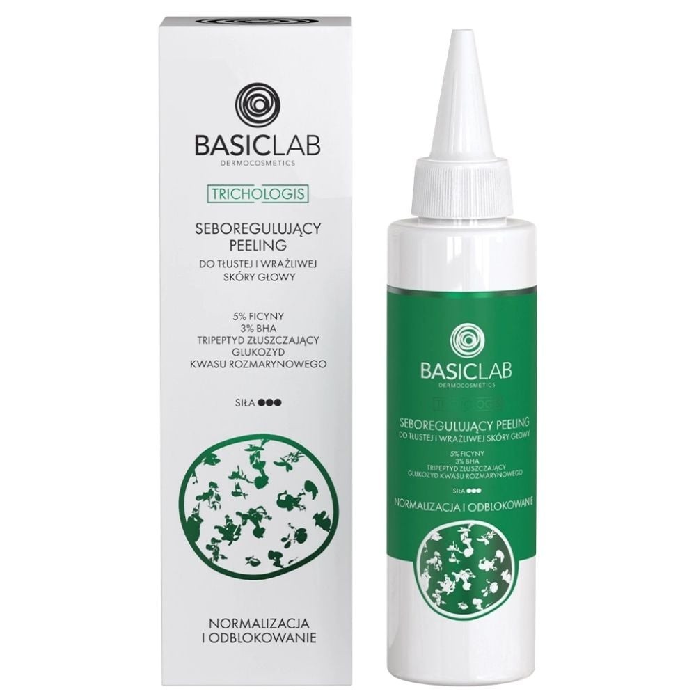BasicLab Trichologis Seboregulating Scalp Peeling Oily Sensitive Skin 150ml
