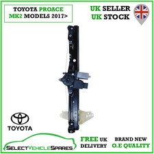OE NEW TOYOTA PROACE MK2 DRIVERS RIGHT FRONT WINDOW REGULATOR & MOTOR 2017>