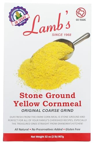 Lamb's Stone Ground Yellow Cornmeal 2 lb (Pack of 1) - 第 2/7 張圖片